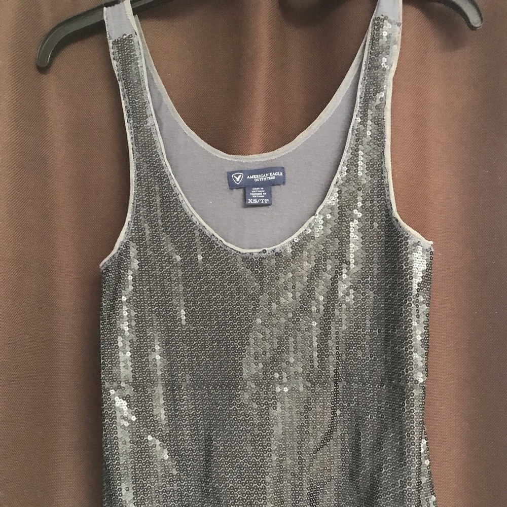 Sequin tank top